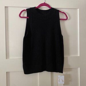 Knit Hollow Solid Vest - NWT